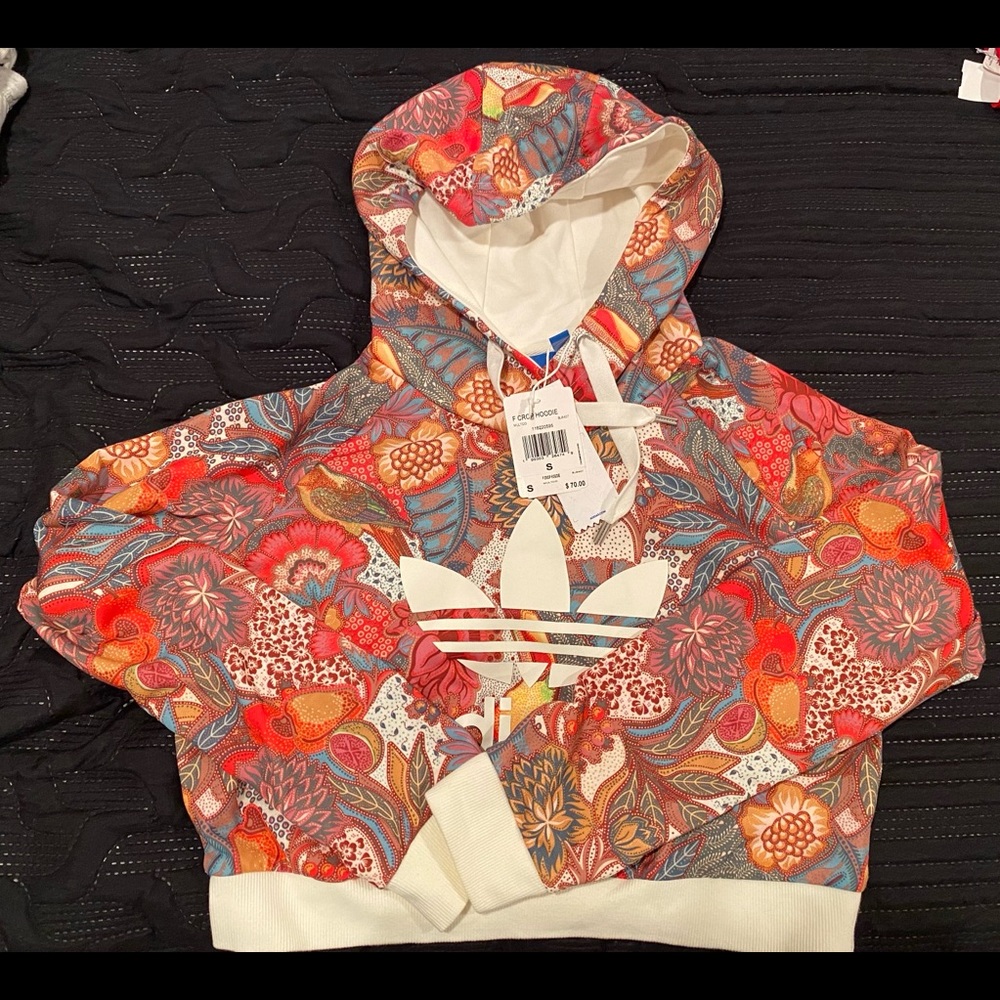 Adidas cropped hoodie
